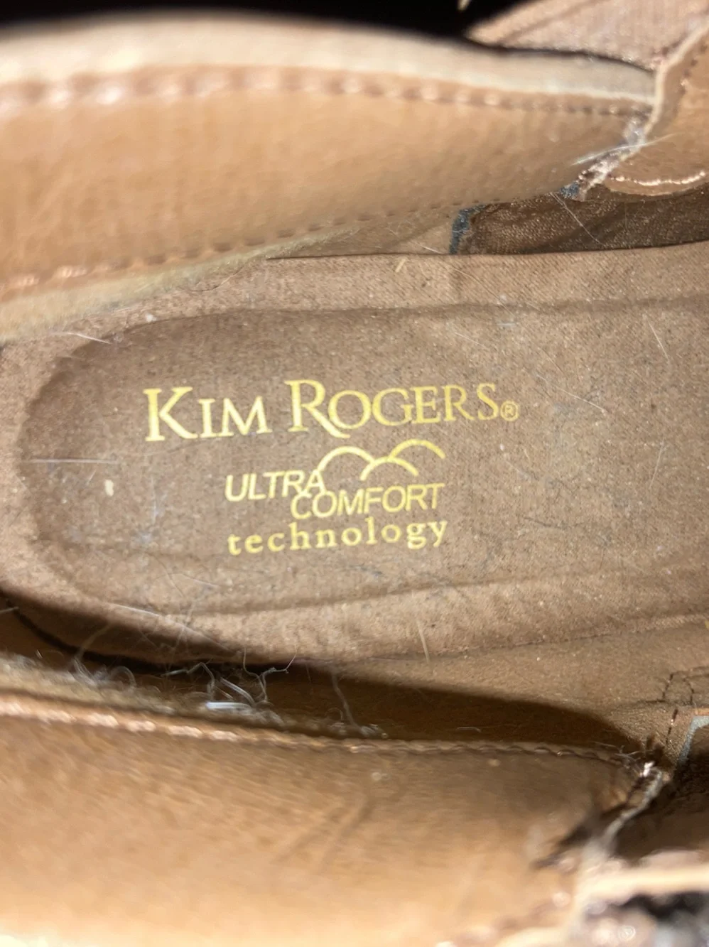 Kim Rogers Taupe Brown Ankle Booties